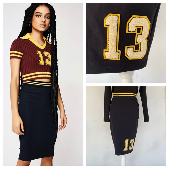 Puma Dresses & Skirts - Puma by Rihanna Varsity Pencil Skirt